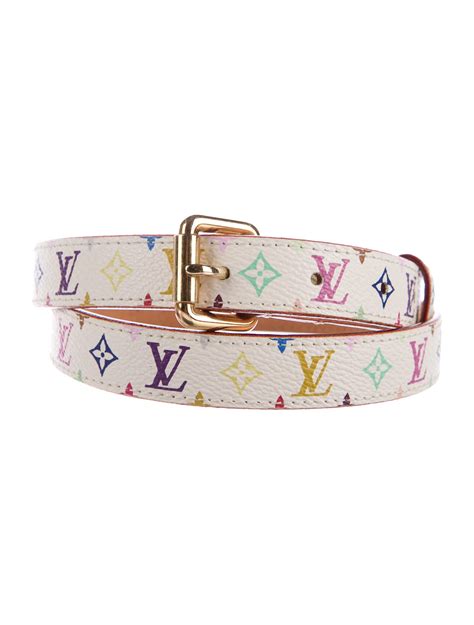 louis vuitton colorful belt